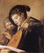 Frans Hals Two Singing Boys oil painting artist
